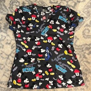 Mickey Mouse Disney Scrub Top